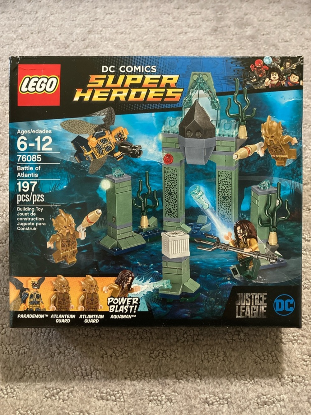 LEGO Justice League 76085: Battle of Atlantis set.